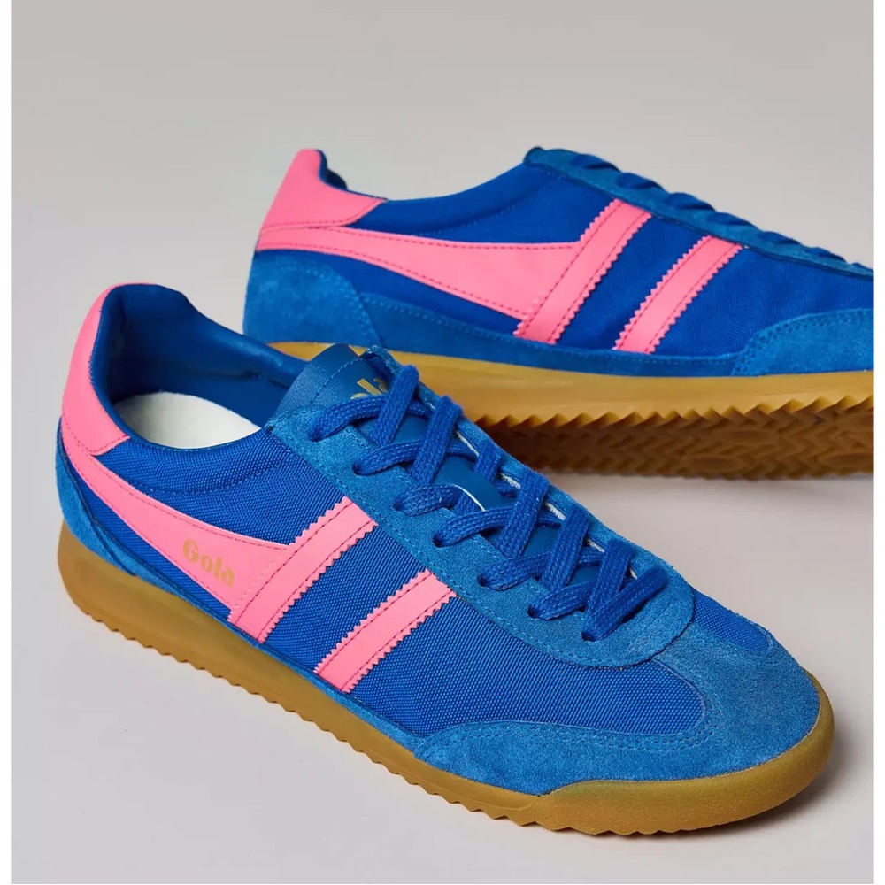 Gola Vibrant Blue and Pink Trainers